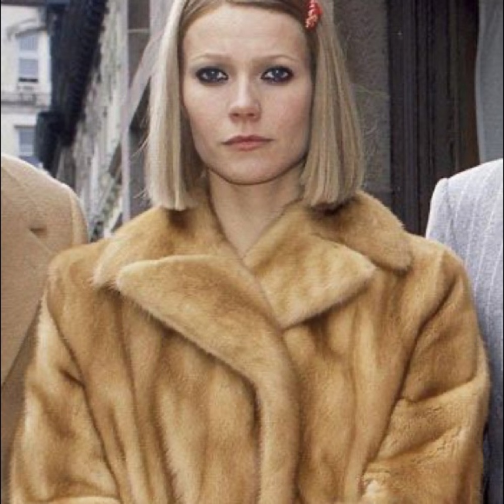 Gwyneth Paltrow Royal Tenenbaum Vintage Fur Coat